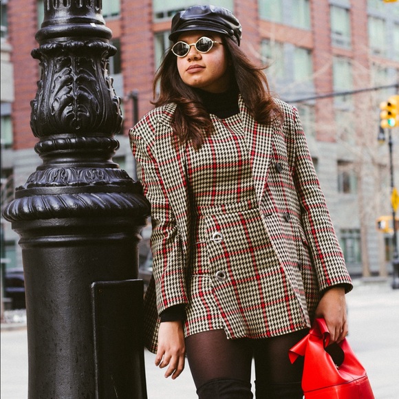 Mango Pants - Houndstooth Romper